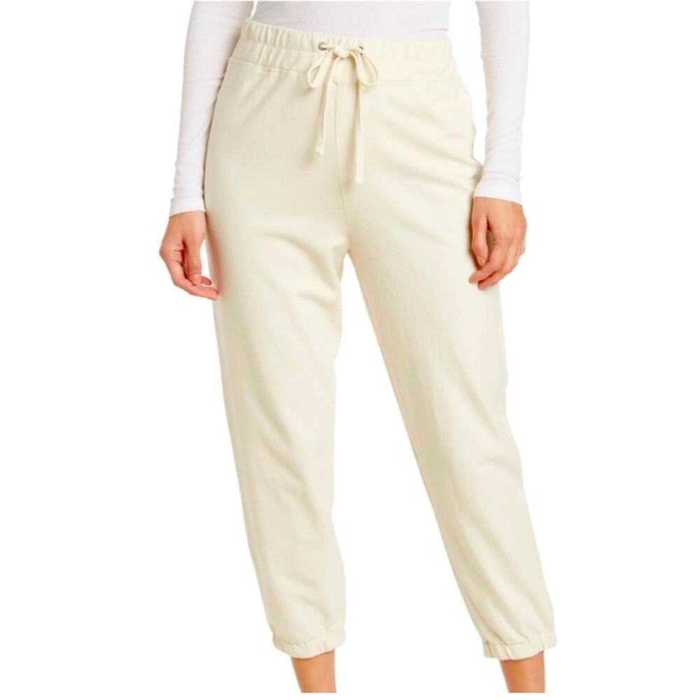 Standard James Perse Cotton Terry Drawstring High Waist Jogger XL